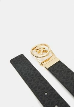 MICHAEL Michael Kors LOGO BELT - Belt - Black/brown/gold -MICHAEL Michael Kors shop 8bbcea5f06f3430d818f26baca5625ec