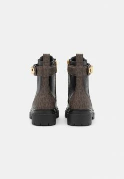 MICHAEL Michael Kors PARKER BOOTIE - Lace-up Ankle Boots - Black/brown -MICHAEL Michael Kors shop 8c086c9292ac4341aa11975ed80833aa