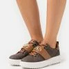 MICHAEL Michael Kors EMMETT STRAP LACE UP - Trainers - Brown -MICHAEL Michael Kors shop 8c35ebb8dc454aeb8163a252afa22dcb