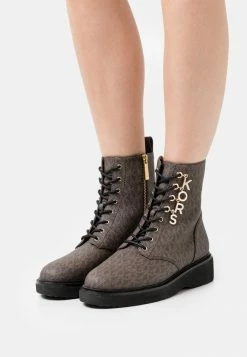 MICHAEL Michael Kors HASKELL BOOTIE - Platform Ankle Boots - Brown