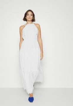 MICHAEL Michael Kors LAWN HALTER DRESS - Maxi Dress - White -MICHAEL Michael Kors shop 8dee3488f6da4654b8aa2b98eaed7186