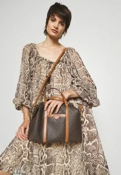 MICHAEL Michael Kors BECK MEDIUM SATCHEL - Handbag - Brown/acorn