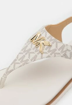 MICHAEL Michael Kors JILLY FLAT - T-bar Sandals - Vanilla -MICHAEL Michael Kors shop 8efdb5527e9d491882856e0cdef391dd