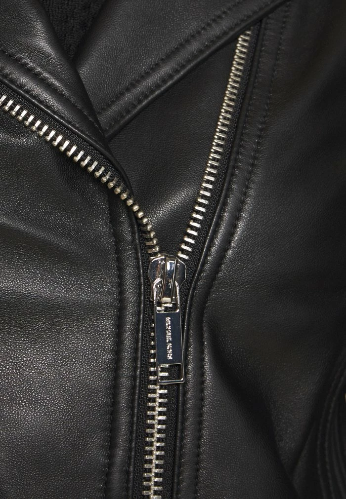 MICHAEL Michael Kors CLASSIC MOTO - Leather Jacket - Black 6 MICHAEL Michael Kors CLASSIC MOTO - Leather Jacket - Black - Image 4