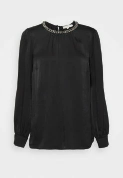 MICHAEL Michael Kors CHAIN NECK - Blouse - Black -MICHAEL Michael Kors shop 9172a351f80441389637f19a006d6a97