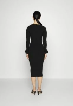 MICHAEL Michael Kors RUFFLE CUFF - Cocktail Dress / Party Dress - Black -MICHAEL Michael Kors shop 91e995ebde3949b9a59f7d6ecac31905