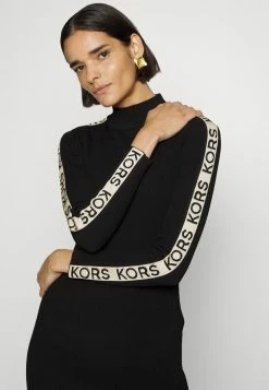 MICHAEL Michael Kors TAPE - Jumper Dress - Black/gold 11 MICHAEL Michael Kors TAPE - Jumper Dress - Black/gold -MICHAEL Michael Kors shop 92fe835a774a4167b5717381bc50b69c
