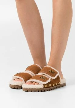 MICHAEL Michael Kors STARK SLIDE - Mules - Luggage