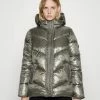 MICHAEL Michael Kors SHORT LENGTH PUFFER WITH DIAGONAL QUILTING - Down Coat - Dark Olive -MICHAEL Michael Kors shop 9574ca5430964475b55bbe7d107fb992