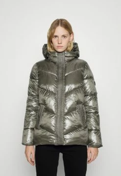 MICHAEL Michael Kors SHORT LENGTH PUFFER WITH DIAGONAL QUILTING - Down Coat - Dark Olive