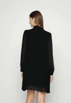 MICHAEL Michael Kors PLEATED MINI DRESS - Day Dress - Black -MICHAEL Michael Kors shop 959a543debb54980b7b4cbd7a4571f16