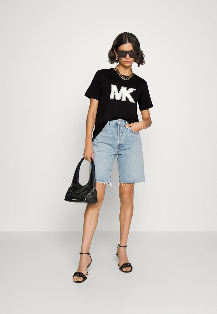 MICHAEL Michael Kors STUD CLASSIC - Print T-shirt - Black 4 MICHAEL Michael Kors STUD CLASSIC - Print T-shirt - Black - Image 2