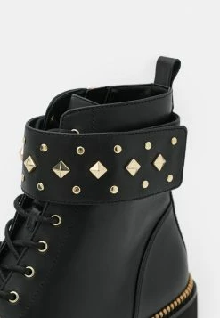 MICHAEL Michael Kors HASKELL BOOTIE - Lace-up Ankle Boots - Black -MICHAEL Michael Kors shop 96a71a19723049f9a36e165c599336f0
