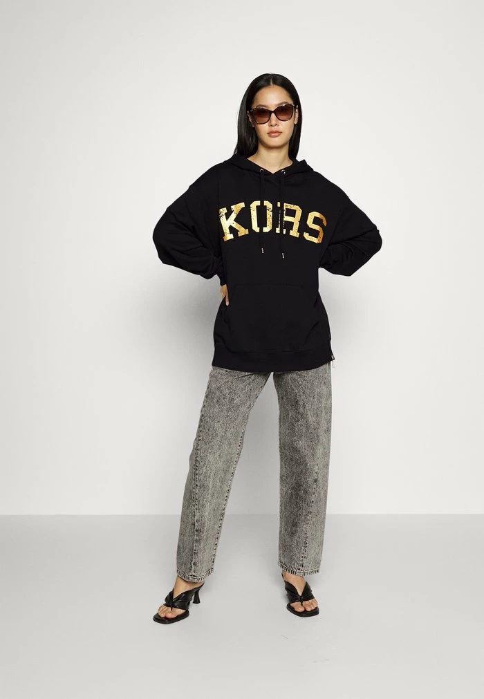 MICHAEL Michael Kors TERRY KORS ZIP HOODIE - Hoodie - Black 4 MICHAEL Michael Kors TERRY KORS ZIP HOODIE - Hoodie - Black - Image 2