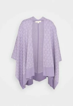 MICHAEL Michael Kors BOLD INTARSIA PONCHO - Cape - Lavender Mist 12 MICHAEL Michael Kors BOLD INTARSIA PONCHO - Cape - Lavender Mist -MICHAEL Michael Kors shop 97e331d3b7074c2c951591dee4bf2546