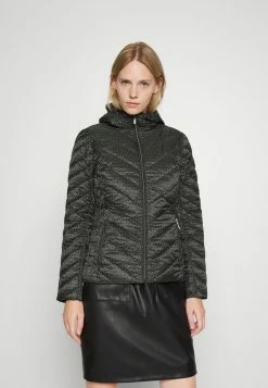 MICHAEL Michael Kors REVERSIBLE LOGO PACKABLE - Light Jacket - Black Dot/black