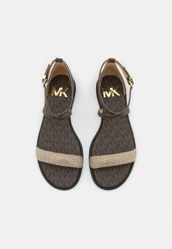 MICHAEL Michael Kors ASTRID FLAT - Sandals - Brown -MICHAEL Michael Kors shop 983aebf71b7e4648bad094dc6535867c