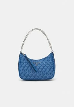 MICHAEL Michael Kors JET CHAIN POUCHETTE - Handbag - Heritge Blue