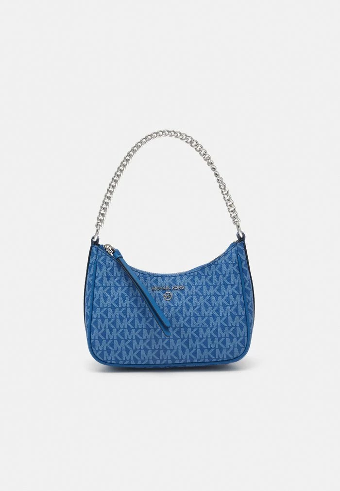 MICHAEL Michael Kors JET CHAIN POUCHETTE - Handbag - Heritge Blue 3 MICHAEL Michael Kors JET CHAIN POUCHETTE - Handbag - Heritge Blue
