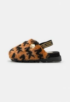 MICHAEL Michael Kors JANIS KAMRYN - Slippers - Tan/black