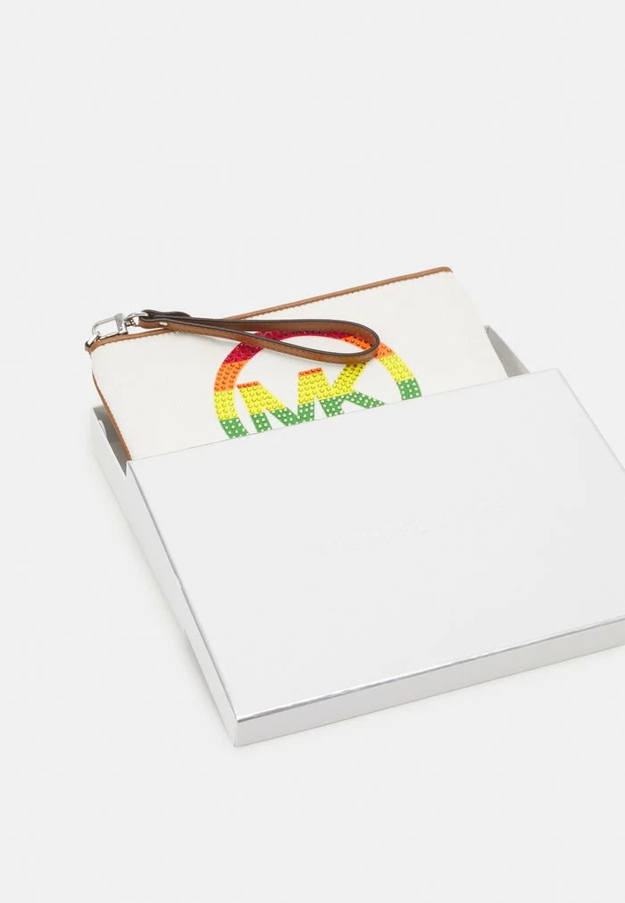 MICHAEL Michael Kors JET WRISTLET - Clutch - Optic White 7 MICHAEL Michael Kors JET WRISTLET - Clutch - Optic White - Image 5