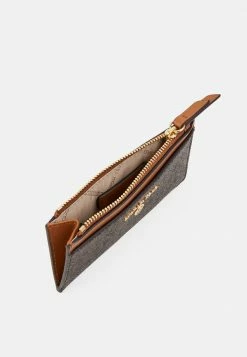 MICHAEL Michael Kors JET SET CHARM SLIM CARD CASE - Wallet - Brown/acorn -MICHAEL Michael Kors shop 9b6ba144c220474eab7e283d915701e4