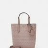 MICHAEL Michael Kors SINCLAIR TOTE - Handbag - Sftpink/fawn -MICHAEL Michael Kors shop 9c32ba59fc45414d92704f9ea9520bdc