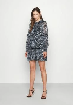 MICHAEL Michael Kors ZEBRA TENTY MINI DRESS - Day Dress - Chambray