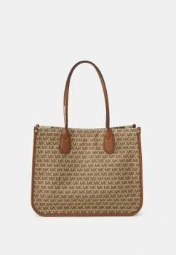 MICHAEL Michael Kors HEIDI TOTE - Tote Bag - Beige/ebony