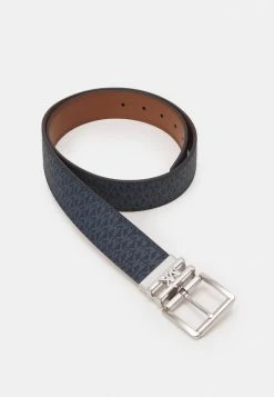 MICHAEL Michael Kors LOGO REVERSIBLE BELT - Belt - Navy -MICHAEL Michael Kors shop 9dc147c608dc4e44bad44db2ab183116