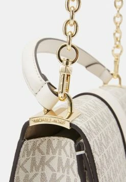 MICHAEL Michael Kors GREENWICH SATCHEL - Handbag - Van/cream -MICHAEL Michael Kors shop 9e231d9a14f44c758696ad465766c0a0