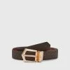 MICHAEL Michael Kors REVERSIBLE BELT - Belt - Brown/gold-coloured -MICHAEL Michael Kors shop 9f8a650d03be46188296b25f869affa0