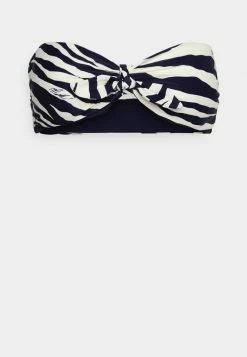 MICHAEL Michael Kors REVERSIBLE TIE FRONT BANDEAU - Bikini Top - Navy 12 MICHAEL Michael Kors REVERSIBLE TIE FRONT BANDEAU - Bikini Top - Navy -MICHAEL Michael Kors shop a0c6ec8a6fb045a4aeb4ead7eb51c8ed
