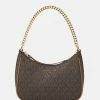 MICHAEL Michael Kors JET SET CHARM CHAIN POUCHETTE - Handbag - Brown/acorn -MICHAEL Michael Kors shop a17a21ed21a54638b89549c968752b24
