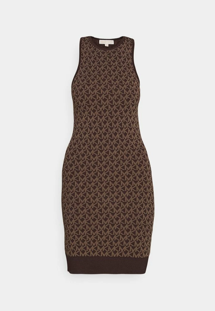 MICHAEL Michael Kors ECO BOLD LOGO - Day Dress - Chocolate 7 MICHAEL Michael Kors ECO BOLD LOGO - Day Dress - Chocolate - Image 5