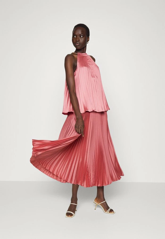 MICHAEL Michael Kors MIDI SKIRT - A-line Skirt - Dusty Rose 4 MICHAEL Michael Kors MIDI SKIRT - A-line Skirt - Dusty Rose - Image 2