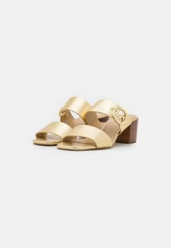 MICHAEL Michael Kors SUMMER MID - Heeled Mules - Pale Gold -MICHAEL Michael Kors shop a41d2a0c0dc140ee8255ba5b45c57dc0