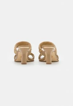MICHAEL Michael Kors AMELIA MULE - Heeled Mules - Camel -MICHAEL Michael Kors shop a4badb02b9d641e981ccd16ffbb67a8e