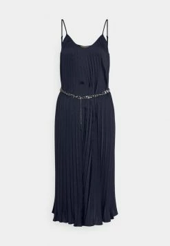 MICHAEL Michael Kors PLEATED SLIP MIDI DRESS - Cocktail Dress / Party Dress - Midnightblue -MICHAEL Michael Kors shop a5ad838edfe1412abfa6bec24e0bba8a