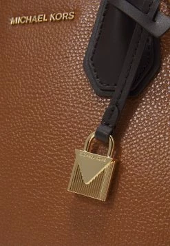 MICHAEL Michael Kors MERCER ACORDION MESSENGER - Handbag - Brown -MICHAEL Michael Kors shop a6f14397fae84465b64c7688bdc736e6