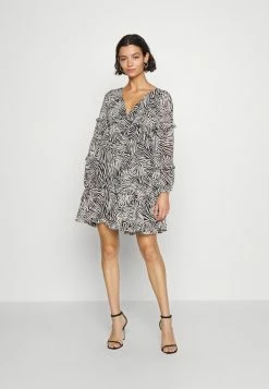 MICHAEL Michael Kors ZEBRA MINI DRESS - Cocktail Dress / Party Dress - Bone