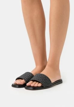 MICHAEL Michael Kors SADLER SLIDE - Mules - Black