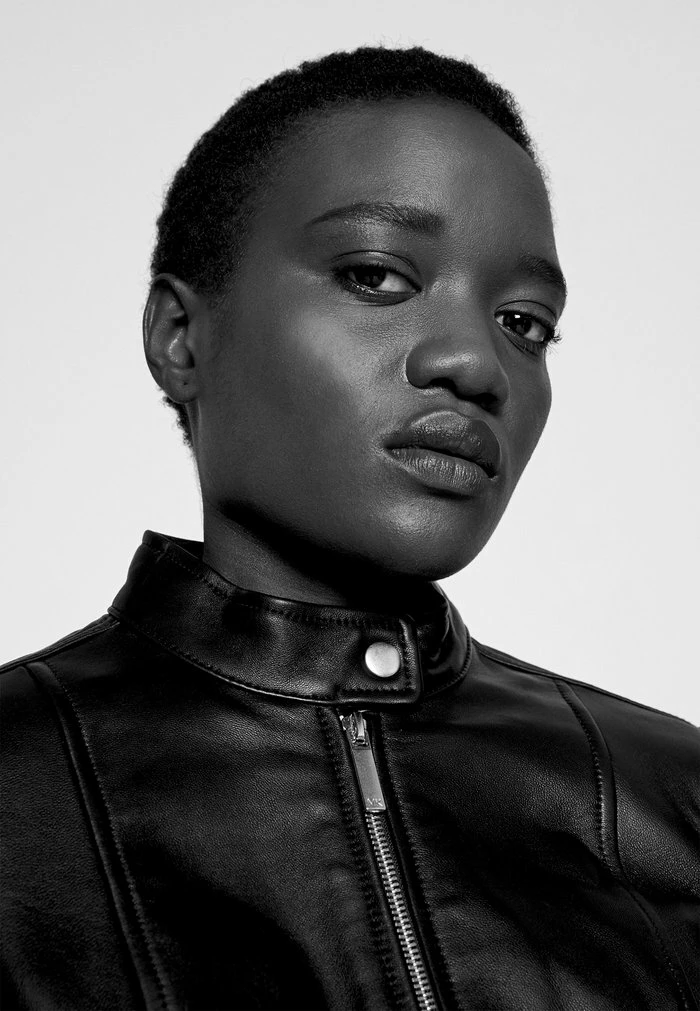 MICHAEL Michael Kors PONTI COMBO - Leather Jacket - Black 6 MICHAEL Michael Kors PONTI COMBO - Leather Jacket - Black - Image 4