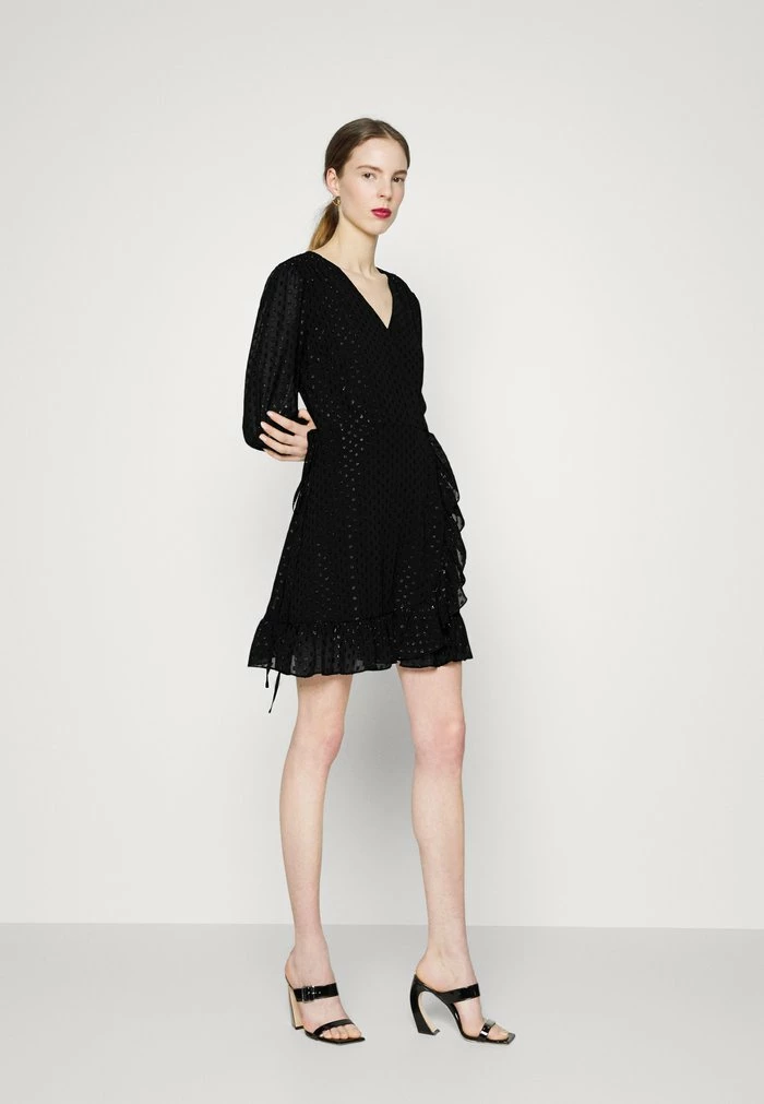 MICHAEL Michael Kors CLIP WRAP - Cocktail Dress / Party Dress - Black 4 MICHAEL Michael Kors CLIP WRAP - Cocktail Dress / Party Dress - Black - Image 2