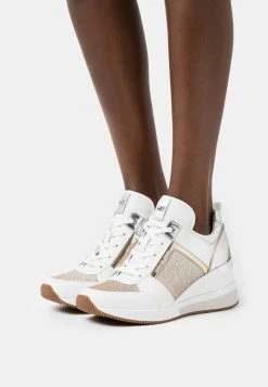 MICHAEL Michael Kors GEORGIE - Trainers - Silver/gold