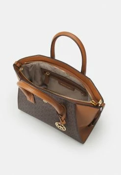 MICHAEL Michael Kors AVRIL SATCHEL - Handbag - Brown/acorn -MICHAEL Michael Kors shop a99d1926869849c58330564521caa232