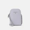 MICHAEL Michael Kors JET FLAT CASE - Across Body Bag - Lavender Mist -MICHAEL Michael Kors shop a9a47b09fe404ead93dbf5692badb9ee