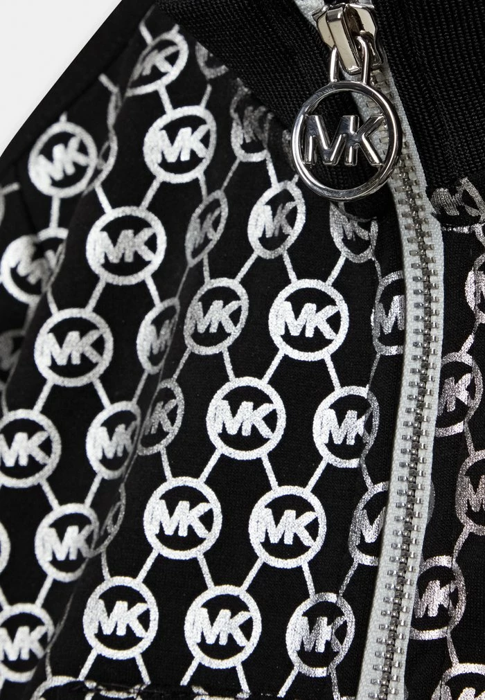 MICHAEL Michael Kors CARDIGAN ALL OVER - Zip-up Sweatshirt - Blackcharcoal Grey 5 MICHAEL Michael Kors CARDIGAN ALL OVER - Zip-up Sweatshirt - Blackcharcoal Grey - Image 3