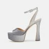 MICHAEL Michael Kors JENSON - High Heeled Sandals - Silver/black -MICHAEL Michael Kors shop ab44208c083540318ee3fcf5ff1aa69c