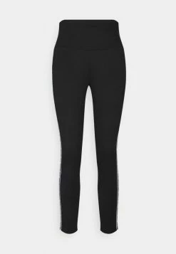 MICHAEL Michael Kors STRIPE TAPE - Leggings - Trousers - Black